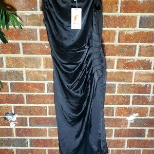 Pretty Garden One shoulder dress.